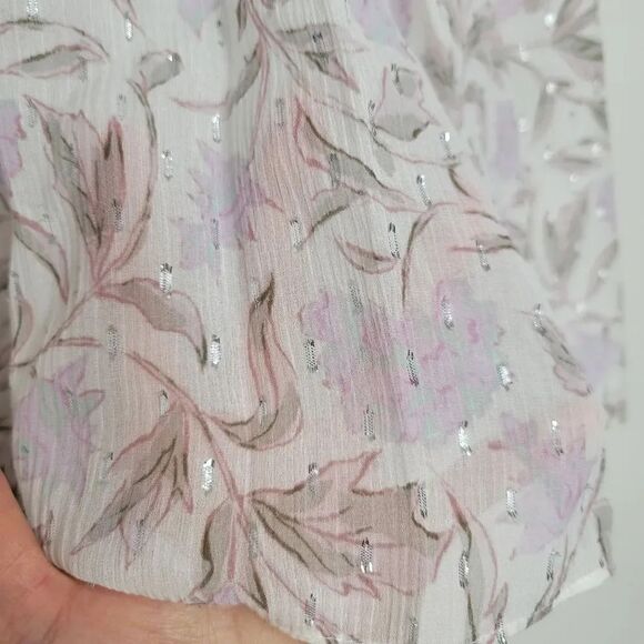 Rebecca Taylor Zadie Fleur Ruffle Sleeve Top - Picture 13 of 14